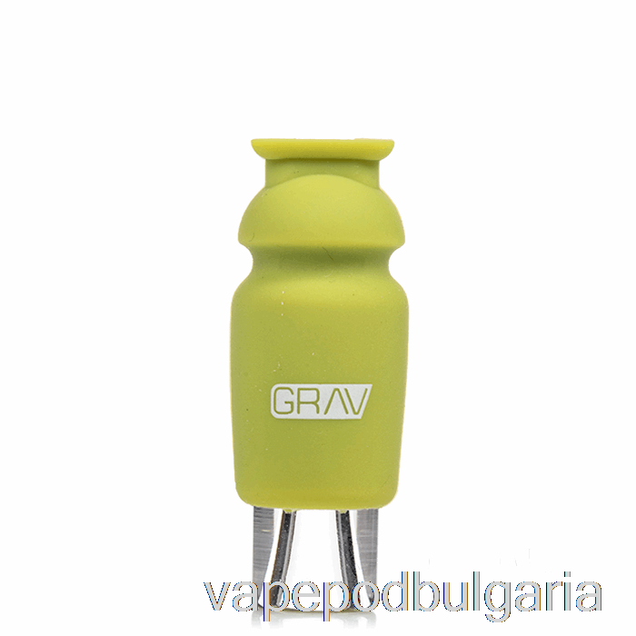 Vape Течности Grav силиконова стъклена патерица Avocado Green